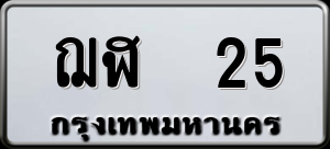 ทะเบียนรถ ฌฬ 25 ผลรวม 0