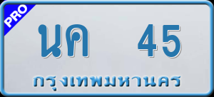 ทะเบียนรถ นค 45 ผลรวม 0