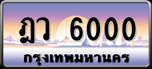 ทะเบียนรถ ฎว 6000 ผลรวม 0